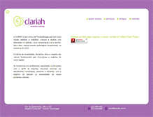 Tablet Screenshot of clariah.com.br